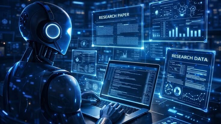 AI-powered research with sources and citations