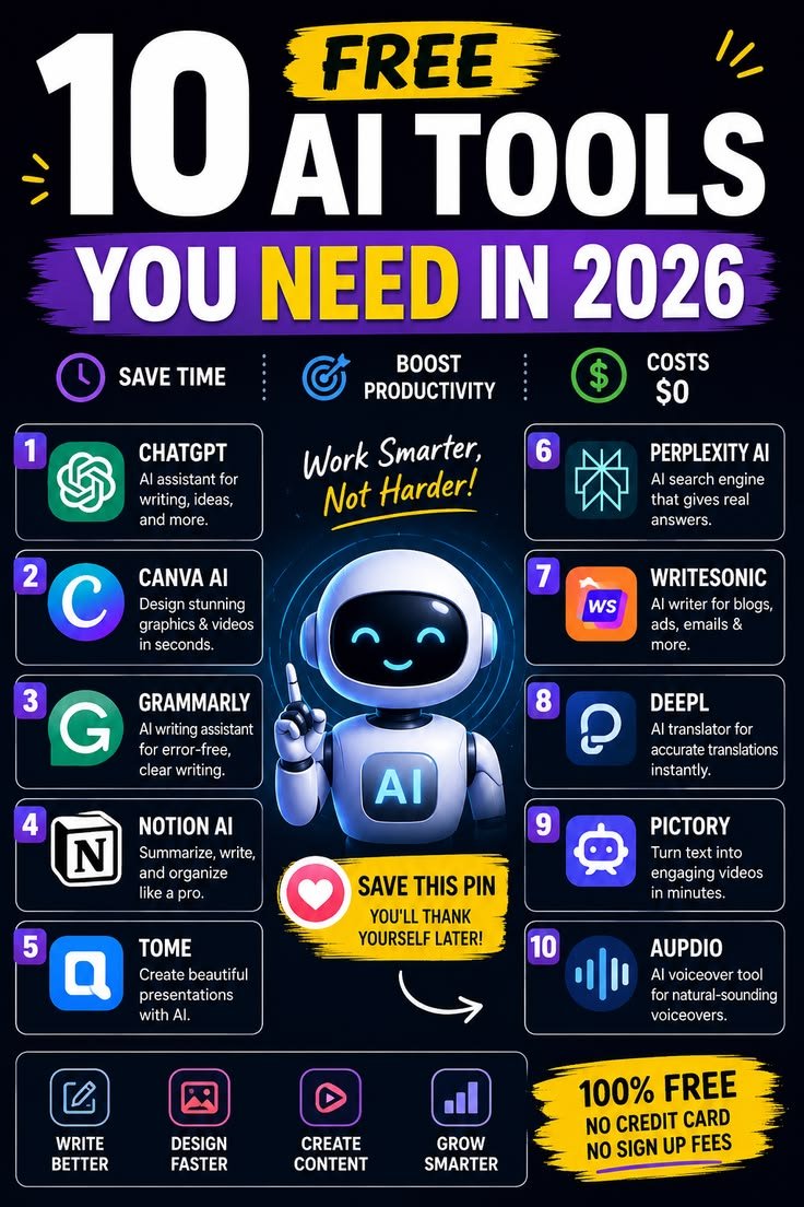 Best AI tools in 2026 for work and everyday tasks